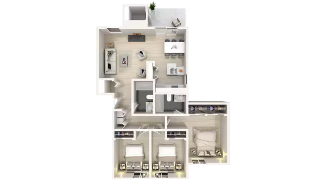 3 x 2 H301 floor plan